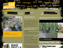 Tablet Screenshot of mikeysbikeadventures.com